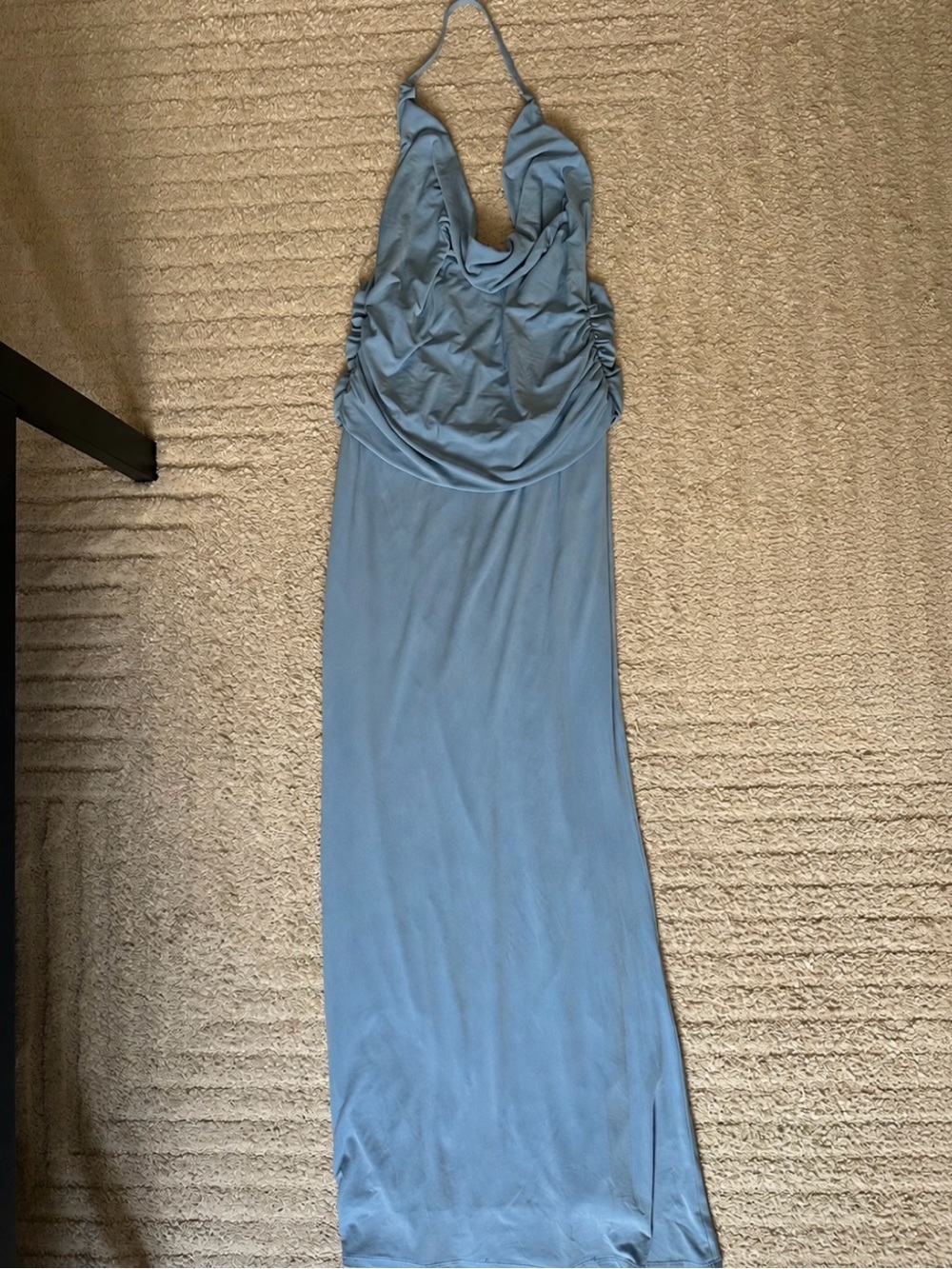Katie May Women’s Light Blue Halter Maxi Dress
